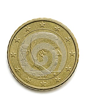 10ÃÂ euro centÃÂ denomination circulation coin photo